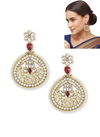 White Pearls New Jhumka Design For Party And Functions Latest Earrings Collection 1895